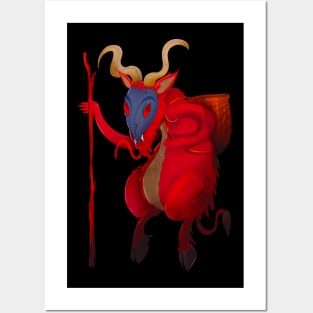 Krampus time Posters and Art